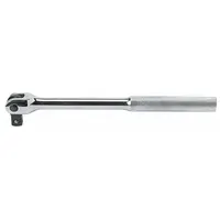 PROTO Breaker Bar: 1/2 in Drive, 10 1/2 in Lg, Knurled Grip, Alloy Steel, Chrome (MPN J5466)
