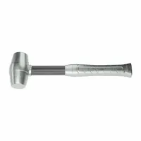 Non-Sparking Hammer: Steel Handle, 1 lb Head Wt, 1 1/2 in Dia, 3 1/2 in Head Lg, 12 in Overall Lg (MPN AM2ALAG)