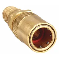 PARKER Hydraulic Quick Connect Hose Coupling: 1/2 in Coupling Size, Brass, 45.42 lpm Max. Flow Rate (MPN PC506)