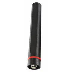 VHF stubby antenna for ICOM F3400D, F7010, and F9011 series radios. Operates from 148 MHz to 162 MHz. Black finish. Suitable for two-way radio communication in space-constrained installations.