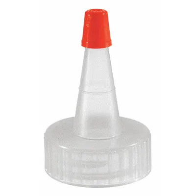 QORPAK Cap: 24 mm Dia, LDPE, Unlined, 24-410 mm Screw Closure Size, 1,800 Closures Included - Dropper Bottle Caps