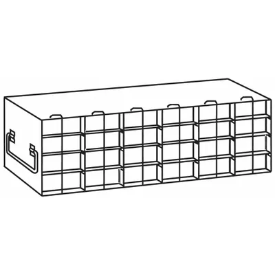 ARGOS TECHNOLOGIES Freezer Rack: 22 in Overall Lg, 5 7/8 in Overall Wd, Stainless Steel - Cold Storage Racks