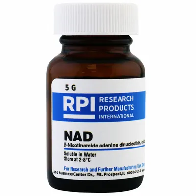 RPI NAD (B-Nicotinamide adenine dinucleotide, Free Acid): 5 g Volume, Powder - Protease Inhibitors