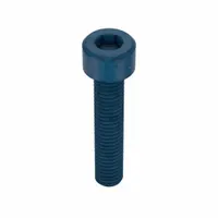 Metric system standard socket head cap screw with M5x0.80 thread, 25 mm length, and right-hand thread direction. Made of alloy steel with a blue phosphate finish. Drive size is 4 mm. Supplied in a 50-piece pack. Suitable for fastening components in machinery and industrial assemblies