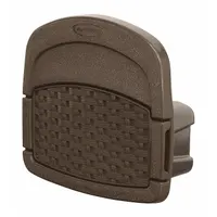 Garden Hose Hanger: 150 ft (5/8 in I.D.), Resin, Brown, 14 in L x 5 3/4 in W x 13 in H (MPN DHW150)