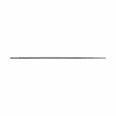 MILWAUKEE Round File: Round, 8 in Lg, 5/32 in Dia, 3/16 in Wd, 51 Teeth per Inch - Round Chain-Saw Files