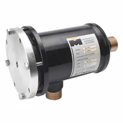 Replaceable core shell for filter dryers in refrigeration and air conditioning systems. Compatible with HFC refrigerant groups. Features a 9 13/16 inch length and 1 5/8 inch connection. Accepts standard replaceable filter cores for simplified maintenance.