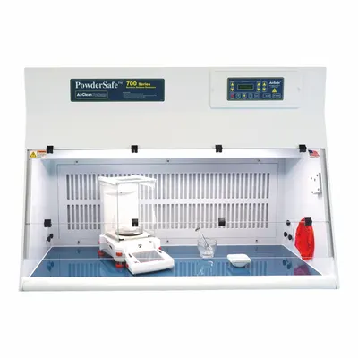 AIRCLEAN SYSTEMS Balance Enclosure: PowderSafe, 48 in Overall Wd, 33 in Overall Ht - Balance, Bulk Powder, & Equipment Enclosures