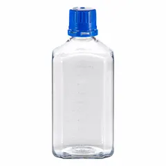 Media Bottle: PETG, 33.81 fl oz (1 L), Sterile, Tamper Evident Closure, Graduated, Colorless