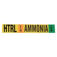 Pipe Marker: HTRL, LIQ, Low, Fits 2 1/2 to 7 7/8 in Pipe O.D., 1 Pipe Markers, With (MPN 57989)