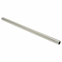 Stainless steel round tube for sensor and conveyor rail mounting kits. 12 mm diameter, 100 mm length, with scale graduation. Designed for use with Ruland MT12 clamp connectors. No bracket hole.