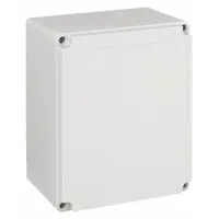 BOX ENCLOSURES Enclosure: Gray, Polycarbonate, 9 in x 7 in x 5 in, NEMA 4, Solid Cover (MPN BEN-92P)