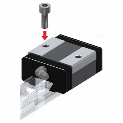 THK Linear Guide Carriage: For 15 mm Rail Wd, Ball, SR Radial Rail Guide - THK SR Series Ball Carriages