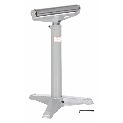 OEM Material Support Stand: 14 in Roller Wd - Flat Roller Material Support & Transfer Stands