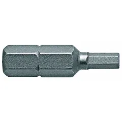 This APEX hex impact bit is designed for use with impact drivers in fastening applications. It features a 1/4 in hex head, is impact rated, and made from S2 steel. Sold as a 5-pack, it is suitable for driving fasteners in industrial assembly, automotive repair, and construction tasks.