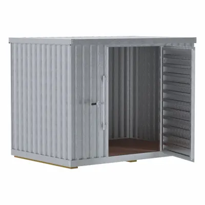 OEM Steel Forkliftable with Flat Roof Shed - Steel Forkliftable with Flat Roof Sheds