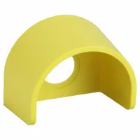 SIEMENS Pushbutton Guard: 22 mm Panel Mounting Hole Dia, Yellow, Plastic, 3SU (MPN 3SU1900-0DY30-0AA0)