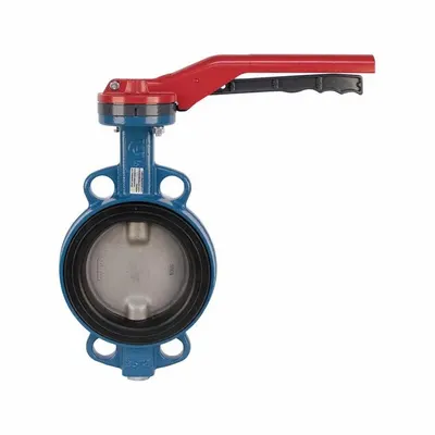 GHIBSON Butterfly Valve: 2 1/2 in Pipe Size, Concentric, 250 psi Max. Pressure (CWP) - Ductile Iron General-Service Butterfly Valves