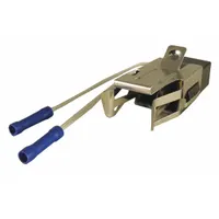 Surface unit receptacle for oven replacement in industrial cooking or heating equipment. Used to restore electrical connections to surface heating elements during maintenance of commercial or process heating systems