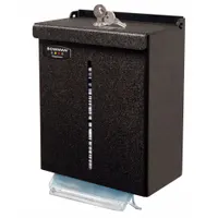 BOWMAN DISPENSERS Respiratory Equipment Dispenser: ABS Plastic, Black, (2) Keys/Dispenser (MPN FM404-0220)