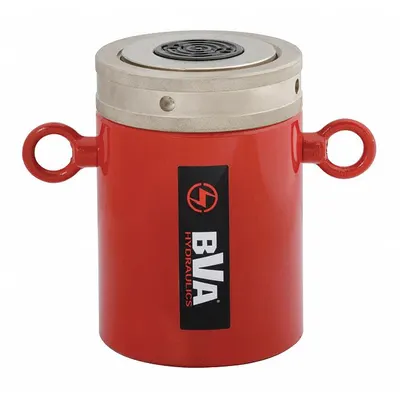 BVA HYDRAULICS Lock Nut Hydraulic Cylinder: 100 ton Nominal Capacity, 4 in Nominal Stroke Lg - General Purpose Lock Nut Rams