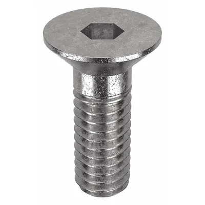 FOREVERBOLT Socket Flat Head Screw: M4x0.70 Thread Size, 10 mm Lg, Flat, NL-19, Stainless Steel - Flat Head Socket Cap Screws