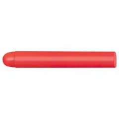 This wax lumber crayon is designed for marking on rough or wet surfaces such as lumber, concrete, and metal. The firm orange crayon provides clear marks on porous materials and resists fading, suitable for job-site identification and inventory marking. It operates effectively between 70°F and 100°F.