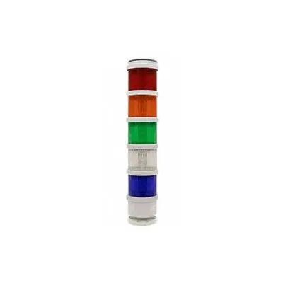 EDWARDS SIGNALING Tower Light Module: Steady, 120V AC, Blue, 2 15/16 in Overall Dia - Steady Light Modules