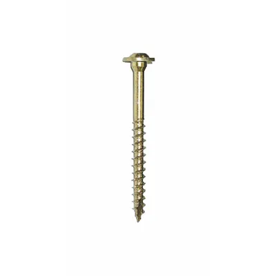 GRK Deck Screw: 3/8 in Size, 10 in Lg, Steel, Climatek, Round, Torx/Star - Deck Screws for Wood