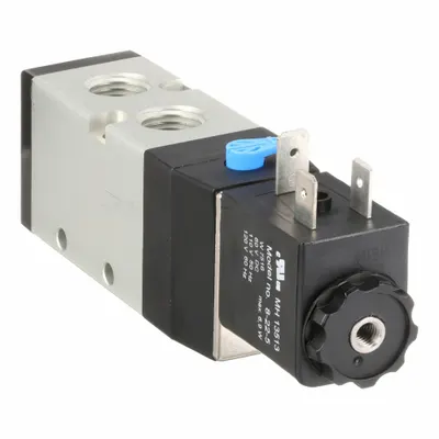 ARO Solenoid Air Control Valve: MaxAir, Four-Way / Two-Position, 120V AC - ARO MaxAir Series Solenoid-Operated Inline Air Control Valves