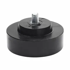 Hard nylon replacement hammer tip with 3 in diameter and 1/2-13 threaded mounting. Designed for industrial hammers, providing a non-marring striking surface for assembly, metalworking, and maintenance tasks.