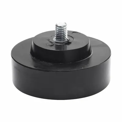 NUPLA Hammer Tip: Hard, Nylon, 3 in Dia, 1/2-13 Thread Size, Threaded, Hard - Replacement Faces & Tips
