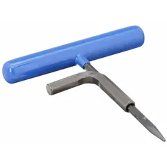 This tool is used to adjust and release preset and micrometer torque wrenches. It is suitable for maintenance and calibration tasks in industrial settings where precise torque control is required.