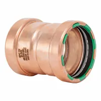 QUICKFITTING SUREPRESS Crimp Coupling: Straight, 2 1/2 in CTS x 2 1/2 in CTS size, Copper (MPN SPWC77R)