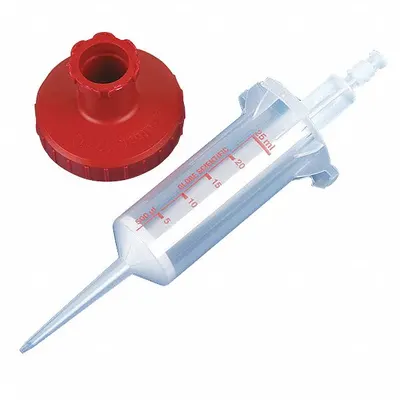 GLOBE SCIENTIFIC Dispenser Syringe Tip: Sterile, 2,500 ul Capacity, Bulk Bag, No Filter - Sterile Pipette Tips