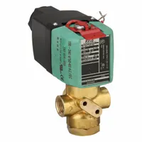 ASCO Solenoid Valve: 3-Way, Normally Closed, 1/4 in Pipe Size, 100 to 240V AC, Direct Mount (MPN 8320R186 100-240)
