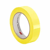 3M Electrical Tape: 1/2 in Wd, 72 yd Lg, 1 mil Thick, Polyester Film, Acrylic, Yellow, 1318-1 (MPN 3M 1318-1 0.5" x 72 yds Yellow)