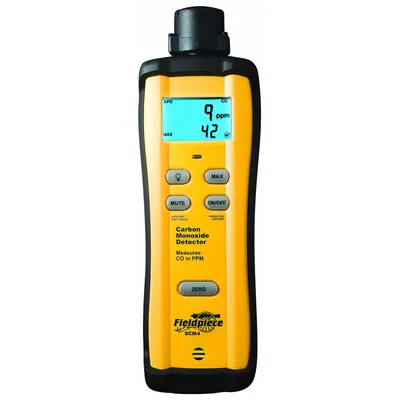 FIELDPIECE Detector: Built in Sensors/Hands Free Operation/One-Handed Operation - Gas Analyzers for Carbon Monoxide