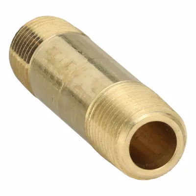 PARKER 215PNL-2-15 Brass Pipe Nipple - Instrumentation Brass Pipe & Pipe Nipples