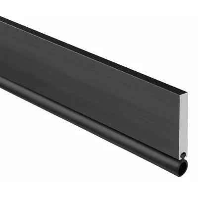 NATIONAL GUARD Door Weatherstripping: Bulb Insert, 6 ft Lg, 1 11/16 in Wd - Metal Leaf Weatherstripping