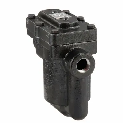 BELL & GOSSETT Steam Trap: Cast Iron, 3/4 in FNPT, 930 lb/hr, 180 psi Max., 450°F Max. - Standard Inverted-Bucket Steam Traps