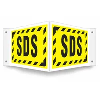 Safety Sign: PETG, Mounting Holes Sign Mounting, 8 in x 18 in Nominal Sign Size, Not Retroreflective