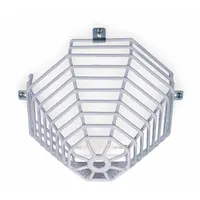 SAFETY TECHNOLOGY INTERNATIONAL Smoke Detector Guard: Steel, 8 1/4 in Overall Dp, 6 in Overall Wd (MPN STI-9610)