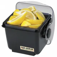 SAN JAMAR Condiment Center: 1 qt Capacity, 1 Compartments, 8 1/4 in Overall Ht, 7 1/2 in Overall Wd (MPN BD2002)