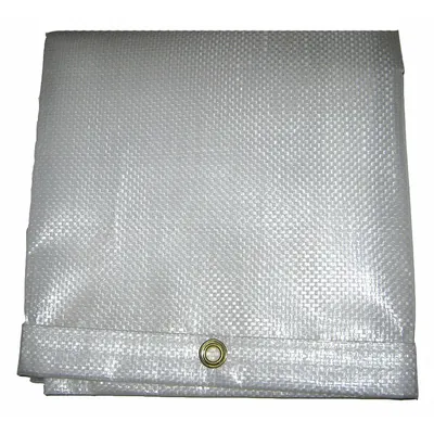 MAURITZON Tarp: 24.5 ft Lg, 3 ft Wd, Std Duty, 5 mil, Polyethylene, Black/Silver - General Purpose Polyethylene Tarps