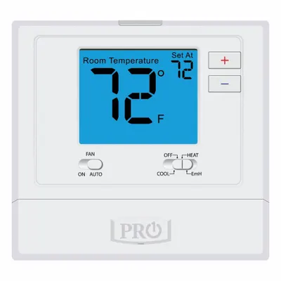 PRO1 IAQ T721 Manual Changeover Digital Thermostat - Digital Thermostats