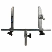PANAVISE Circuit Board Holder: 2 in Overall Lg, 14 in Overall Wd, Aluminum, 5/8 in Mounting Hole Dia (MPN 315)