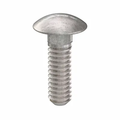 USA INDUSTRIALS Carriage Bolt: Square Neck, 1/4"-20 Thread Size, 7/8 in lg, Stainless Steel - 18-8 Stainless Steel Square Neck Carriage Bolts