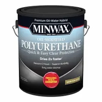 This clear, semi-gloss, water-based polyurethane wood sealer and finish is formulated for interior use. It is suitable for protecting and enhancing wood surfaces such as furniture, cabinets, and trim. Supplied in a 1-gallon container