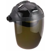 SELLSTROM Face Shield: Green, Uncoated, Reusable, 12 1/8 in Visor Wd, 9 in Visor Ht, Polycarbonate (MPN S32050)